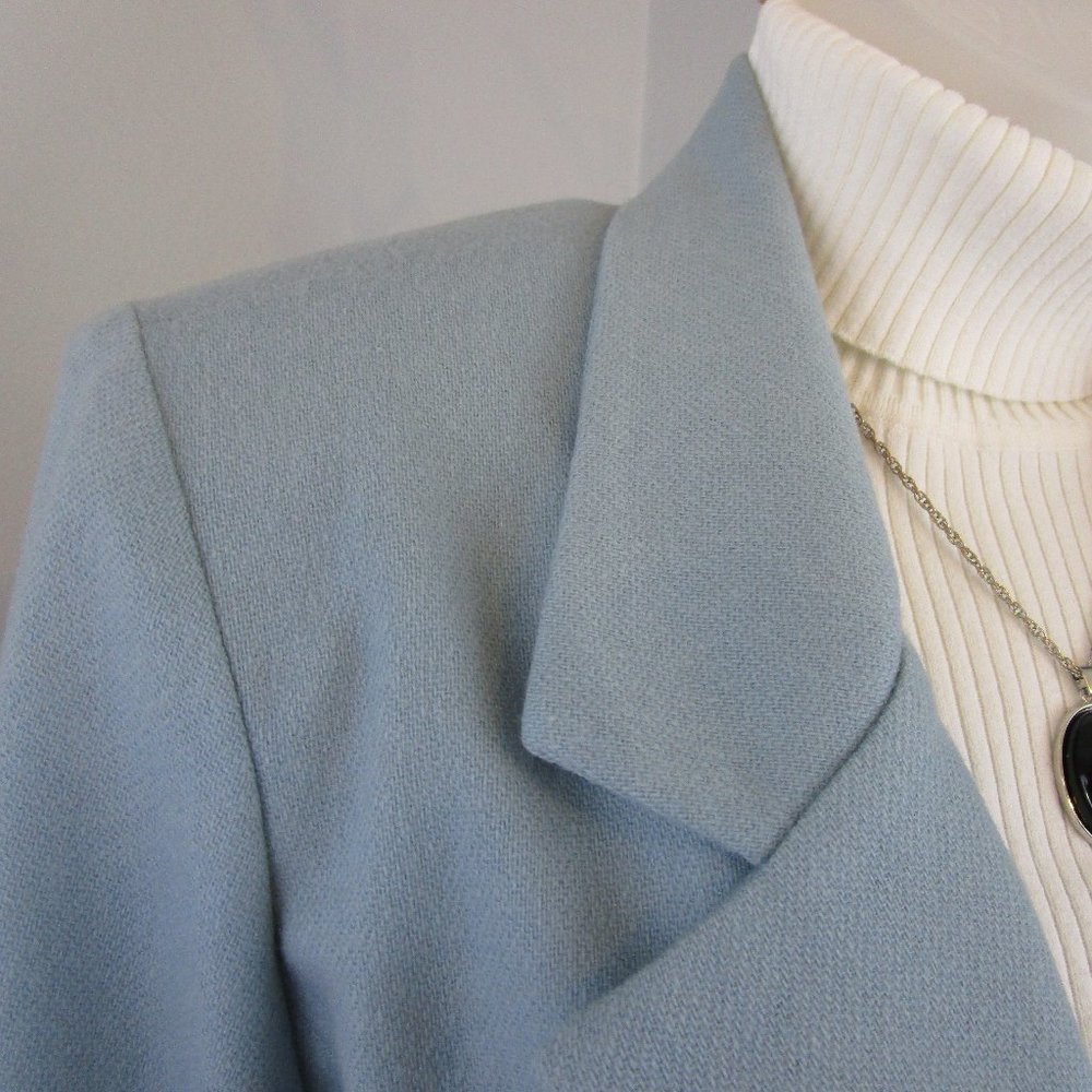 🎉3X Host Pick🎉 Vintage 80's Blue Blazer - Picture 2 of 8